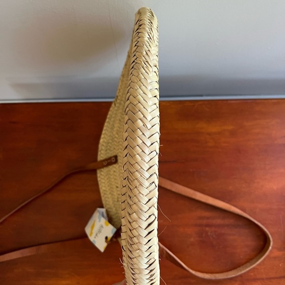 Madewell x Indigo & Lavender NWT Large Lucena Palm Leaf Shopping Bag - Picture 8 of 11